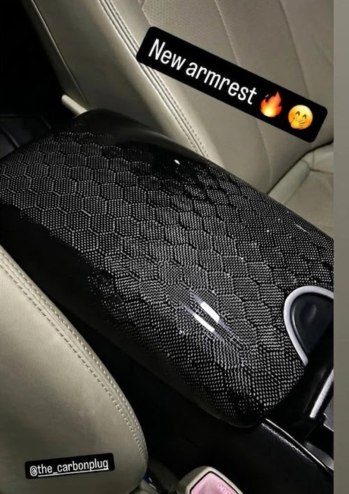 Carbon fiber armrest for g37 sedan ONLY