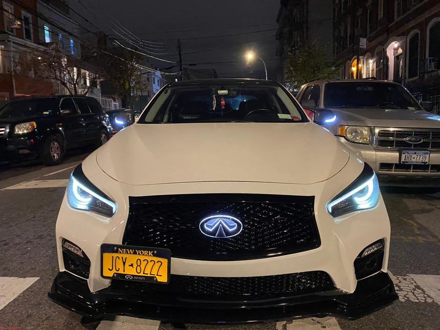 JCF V2 LED Logo Emblem | Compatible with Infiniti Q50 2014-2017