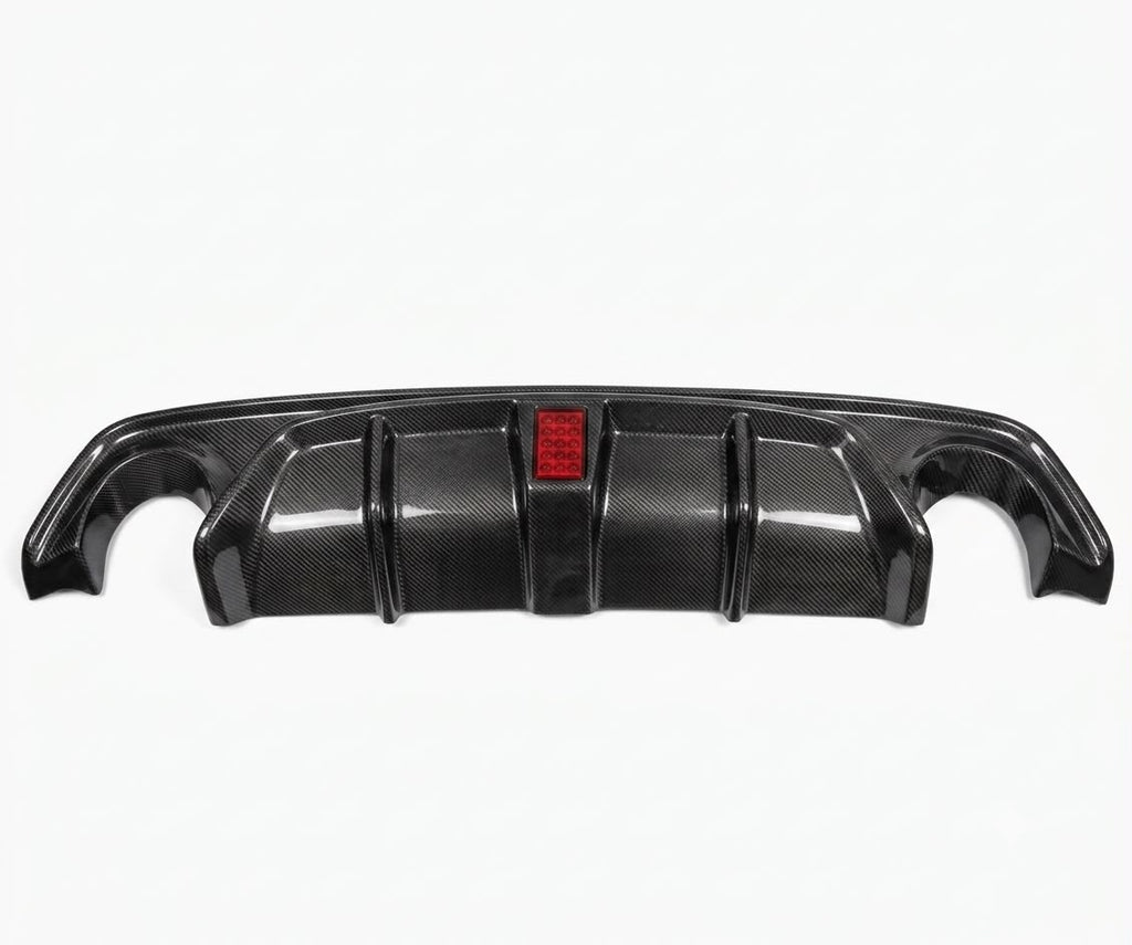 Q50 carbon fiber 3rd brake light trunk diffuser