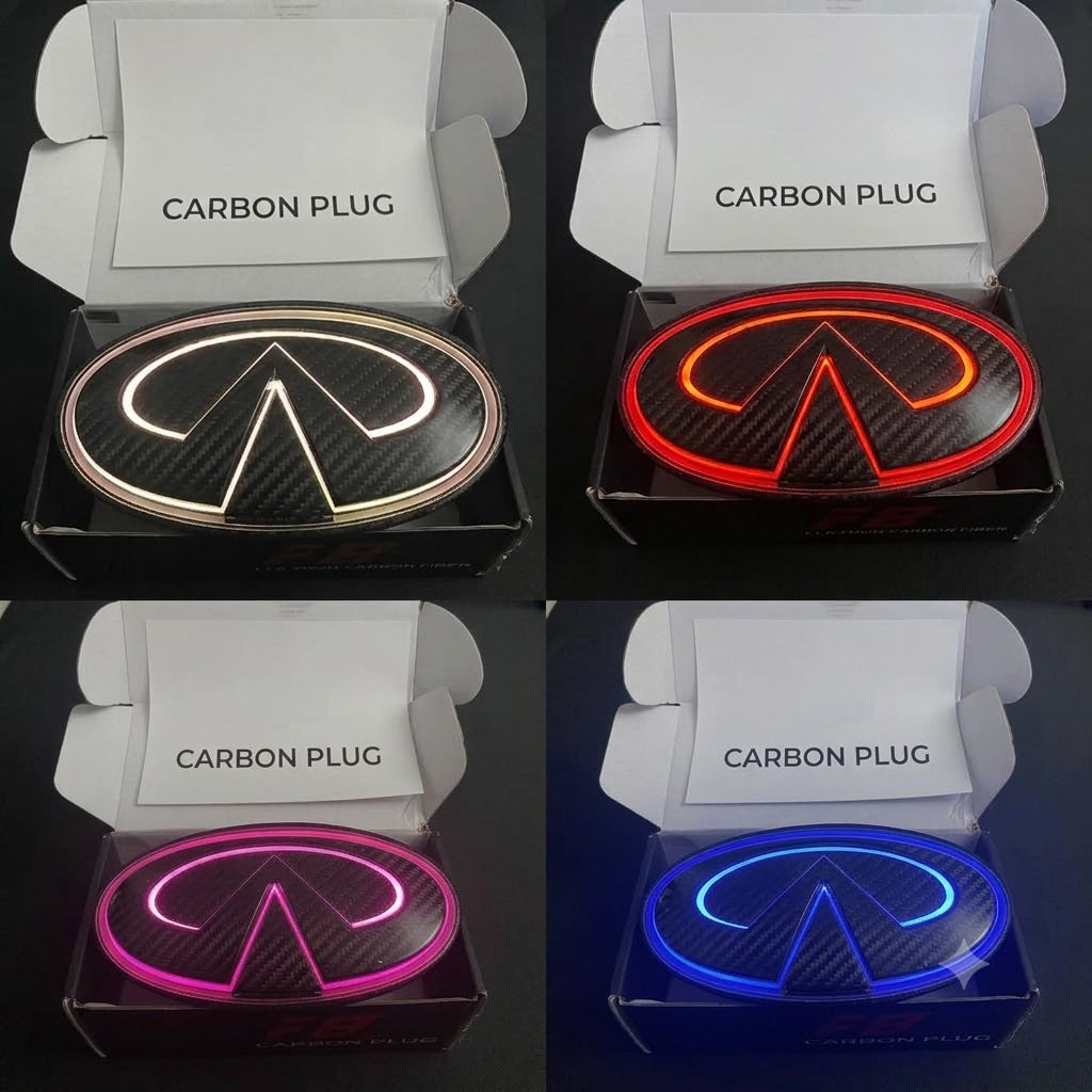 JCF V2 LED Logo Emblem | Compatible with Infiniti Q50 2014-2017